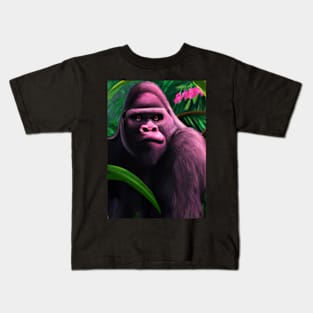 Pink Gorilla Kids T-Shirt